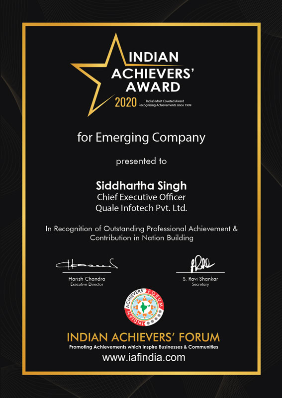 Emerging Company Award 2020